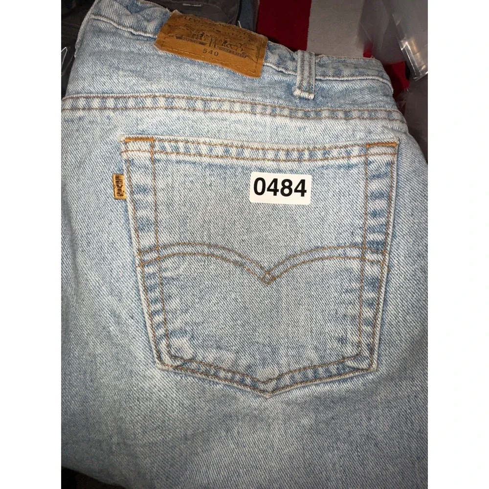 Levi's 540 Jeans Men 40x32 Blue Denim Cotton Relaxed Fit Straight Leg Streetwear